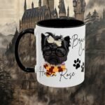Wizard Pet Portrait | House color themed Coffee Mugs, 11oz, 15oz