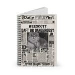 Personalized Daily Purrphet  | Notebook, A5 - Image 2