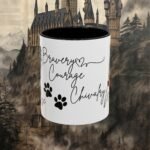 Wizard Pet Portrait | House color themed Coffee Mugs, 11oz, 15oz - Image 2