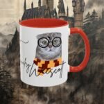 Wizard Pet Portrait | House color themed Coffee Mugs, 11oz, 15oz - Image 6