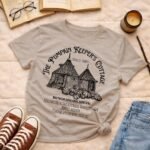 The Pumpkin Keeper's Cottage | T-Shirt - Image 4