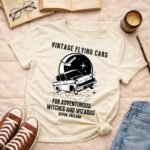 Vintage Flying Cars 🚙 | T-Shirt - Image 4