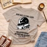 Vintage Flying Cars 🚙 | T-Shirt - Image 3