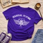 Magical flying motorbike | T-Shirt - Image 4