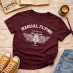 Magical flying motorbike | T-Shirt - Image 2
