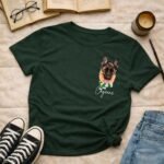 Personalized Wizard Pet Portrait | T-shirt - Image 4