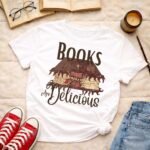 Books are delicious | T-Shirt - Image 5