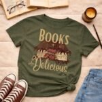 Books are delicious | T-Shirt - Image 4
