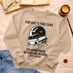 Vintage Flying Car | Sweatshirt - Image 3