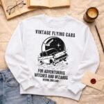 Vintage Flying Car | Sweatshirt - Image 2