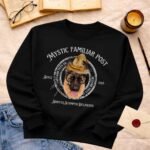 Mystic Familiar Post Personalized Wizard Pet Portrait | Sweatshirt - Image 3