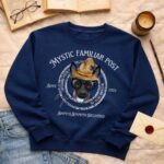 Mystic Familiar Post Personalized Wizard Pet Portrait | Sweatshirt - Image 6