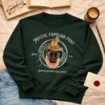 Mystic Familiar Post Personalized Wizard Pet Portrait | Sweatshirt