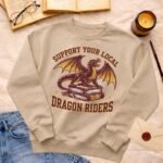 Support your local dragon rider | Sweatshirt - Image 3