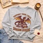 Support your local dragon rider | Sweatshirt - Image 2