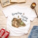 Rainy days & fantasy books |T-shirt - Image 6
