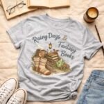 Rainy days & fantasy books |T-shirt - Image 2