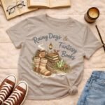 Rainy days & fantasy books |T-shirt - Image 5