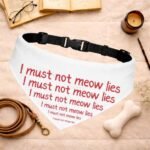I must not meow lies | Clip-On Pet Bandana