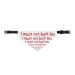 I must not bark lies | Clip-On Pet Bandana - Image 2