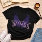 My book boyfriend has wings pinky version | T-shirt